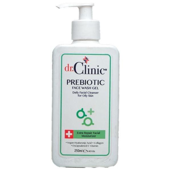 dr.Clinic Prebiotic Face Wash Gel Daily Facial Cleanser For Oily Skin - 250ml