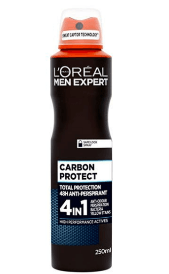 L’Oreal Men Expert Carbon Protect 5in1 Deodorant Spray - 250ml