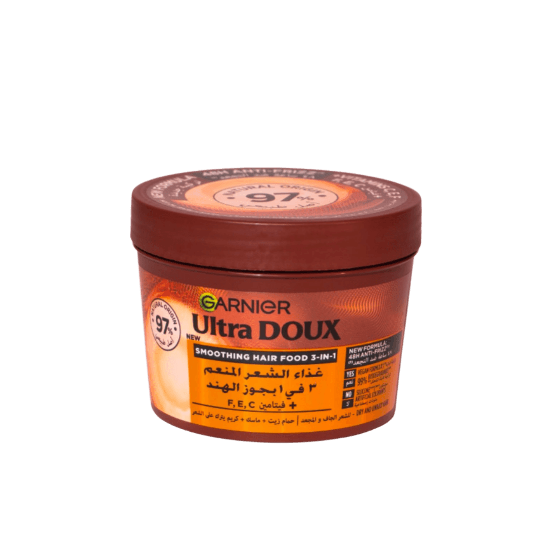 Garnier Ultra Doux Smoothing Hair Food 3in1 Coconut - 390ml