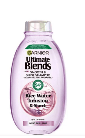 GARNIER Ultra Doux Smoothing Shampoo Rice Water Infusion & Starch - 400ml