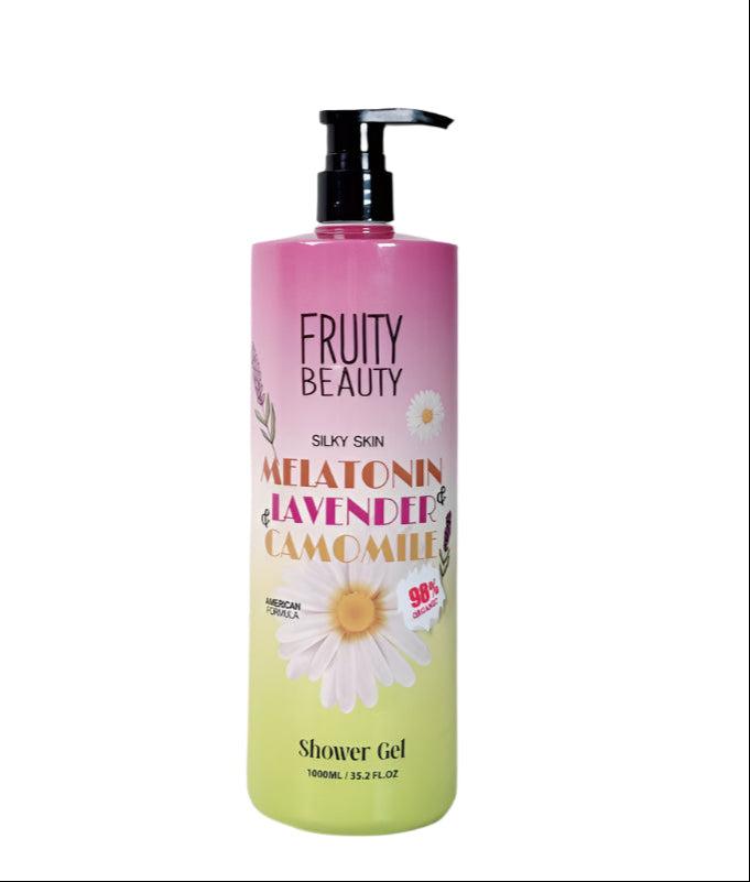 FRUITY BEAUTY Melatonin & Lavender & Camomile Shower Gel - 1000ml