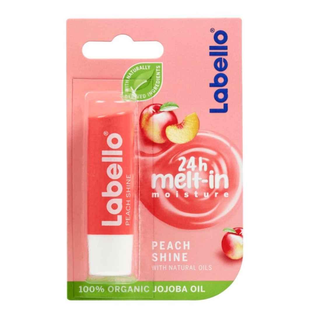 Labello Peach Shine Lip Balm - 4.8g