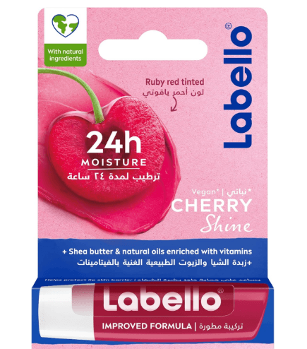 Labello Cherry Shine Lip Balm - 4.8g
