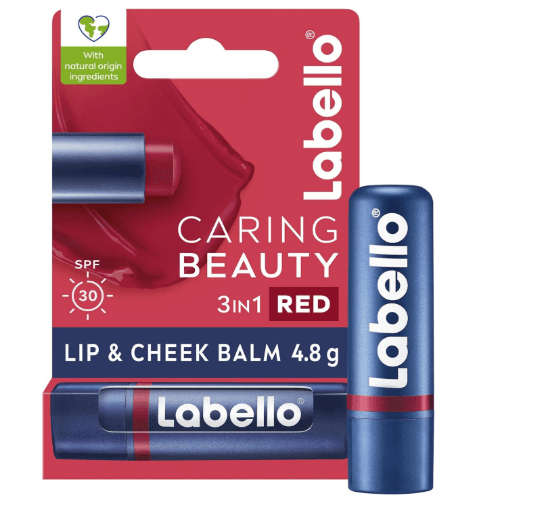 Labello Caring Beauty Lip & Cheek Red - 4.8g