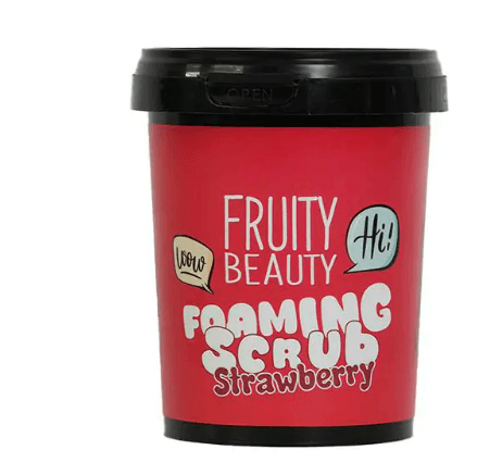 FRUITY BEAUTY Foaming Scrub strawberry - 600ml