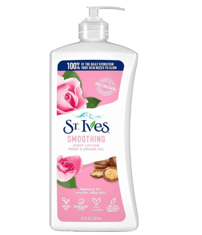 st ives body lotion rose