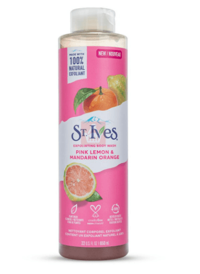 st ives body wash pink lemon