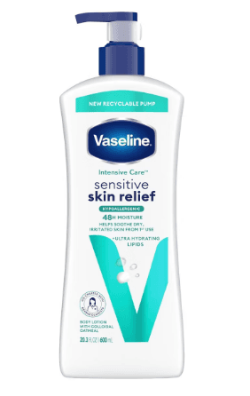 Vaseline Intensive Care Sensitive Skin Relief Body Lotion - 600ml