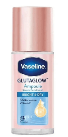 Vaseline GLUTAGLOW Ampoule Serum Deodorant - Bright & Dry- 45ml