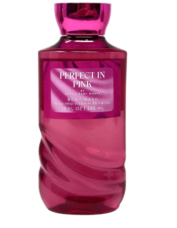 BATH & BODY perfect pink body wash