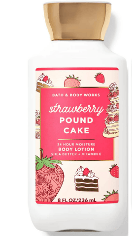 BATH & BODY strawaberry pound cake lotion