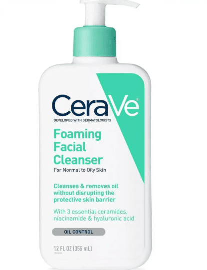 CeraVe Foaming Facial Cleanser for Normal to Oily Skin - 355ml