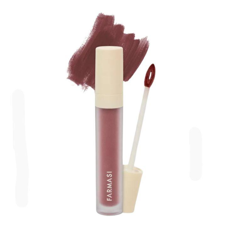 FARMASI Matte Liquid Lipstick - 09 Wild Rose