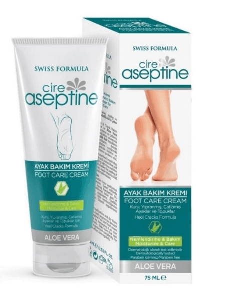 cire aseptine Aloe Vera Intensive Foot Care Cream - 75ml
