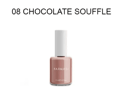 FARMASI Iconic Nail Polish - 08 Chocolate Souffle