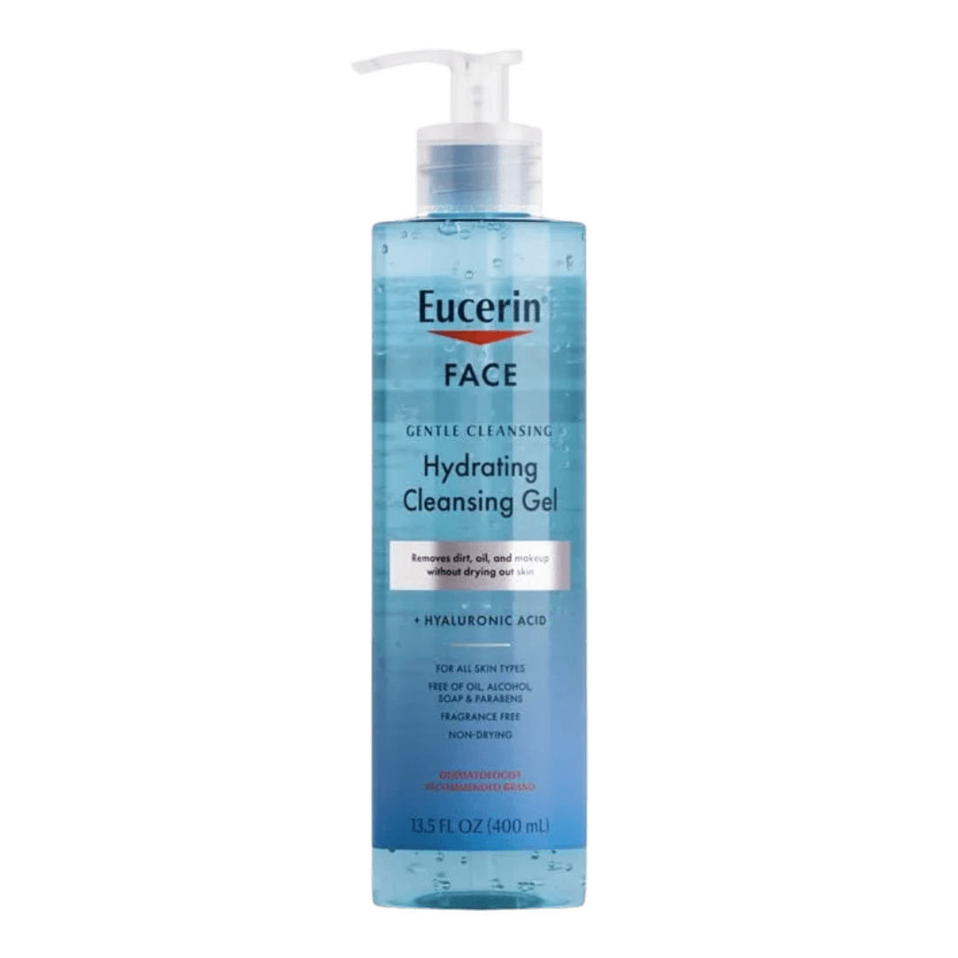 Eucerin Face Hydrating Cleansing Gel + Hyaluronic Acid - 200ml