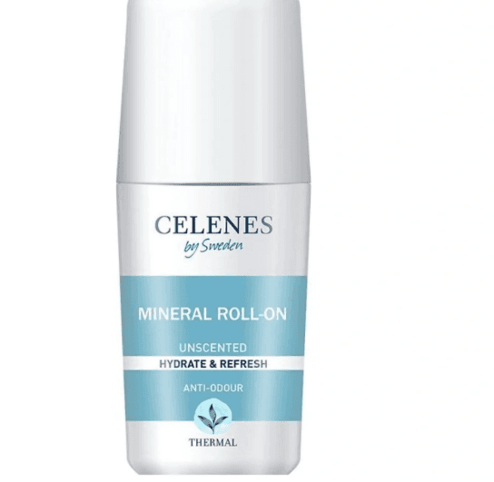 CELENES Mineral roll-on Sensitive Skin Unscented Hydrate & Refresh - 75ml