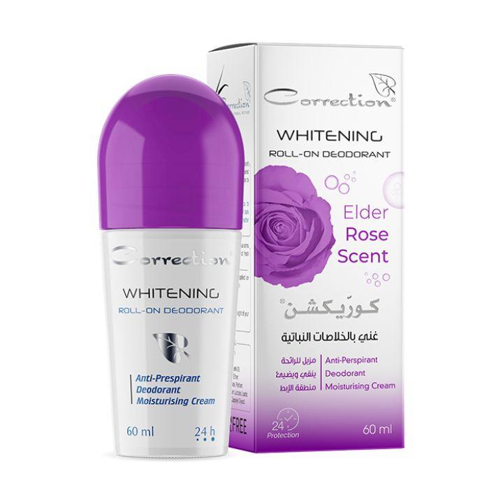 Correction Whitening Roll-On Deodorant – Elder Rose Scent - 60ml