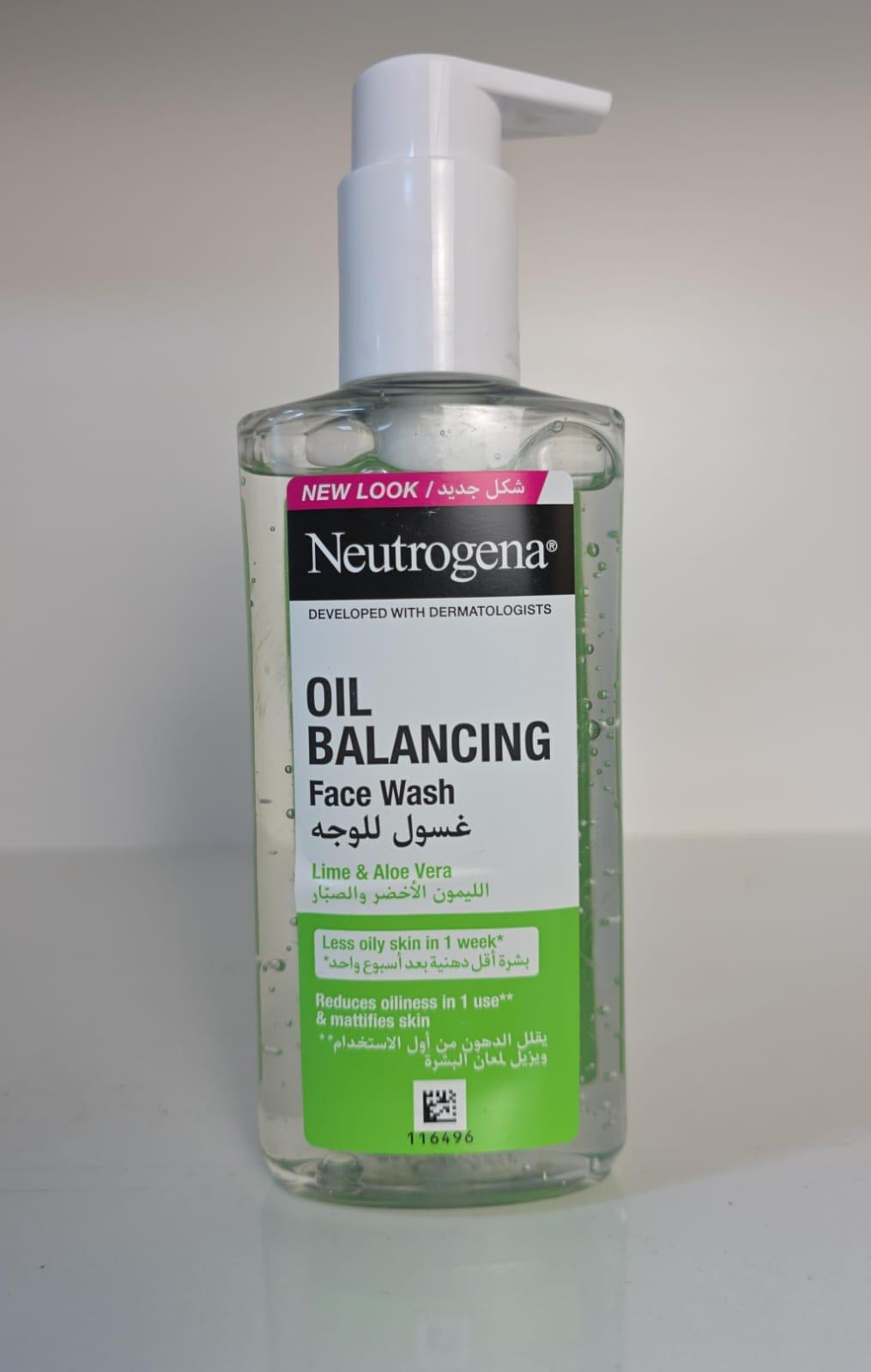 Neutrogena Oil Balancing Facial Wash with Lime - 150ml