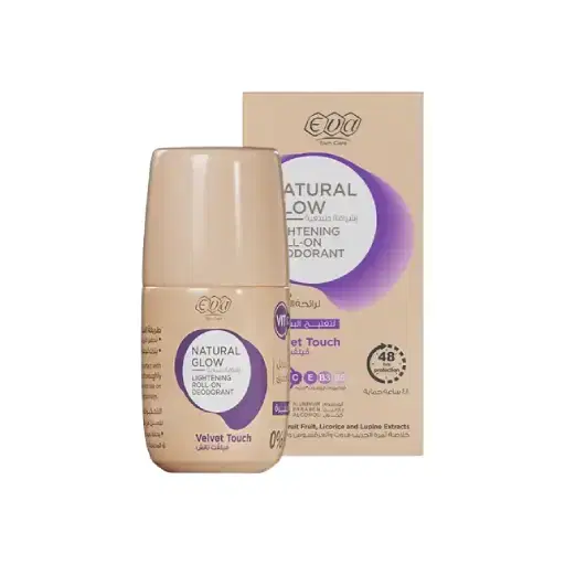 EVA Natural Glow Lightening Roll-On Deodorant Velvet Touch - 60g