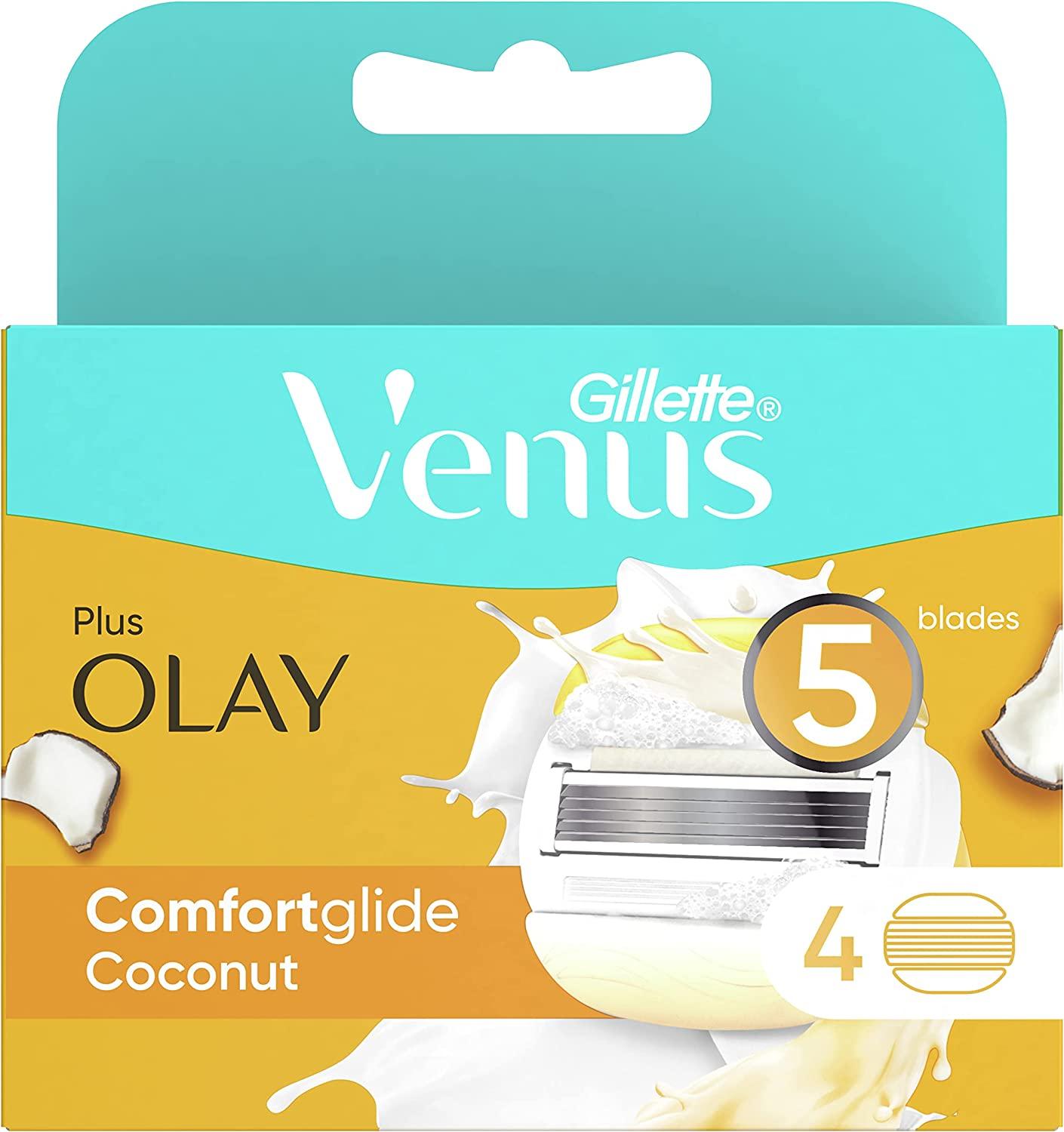 فينوس رؤوس شفرات اصفر - Venus ComfortGlide Coconut