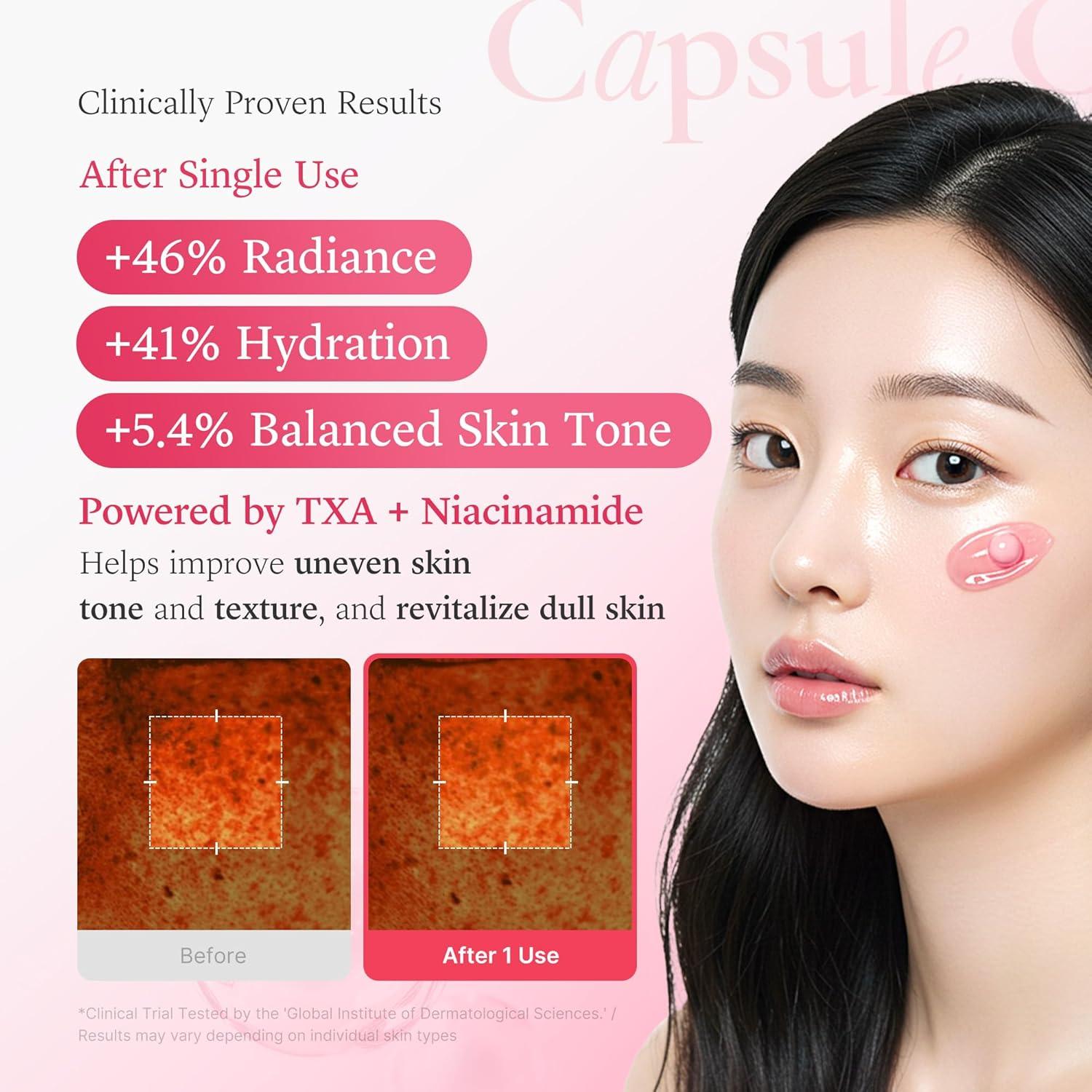 medicube txa niacinamide capsule cream 5% - 55g