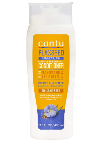 Cantu Flaxseed Smoothing Leave-In or Rinse-Out Conditioner - 400 ml