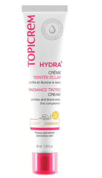 TOPICREM HYDRA+ Tinted Radiance Cream SPF50 - LIGHT- 40ml