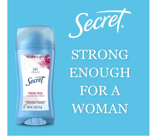 Secret Antiperspirant and Deodorant for Women - Powder Fresh - 73g