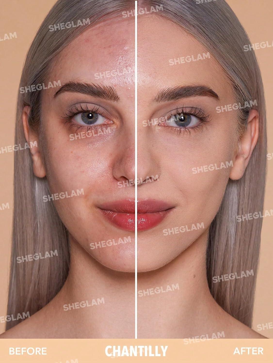 SHEGLAM Skin-Focus High Coverage Powder Foundation-Buttercream