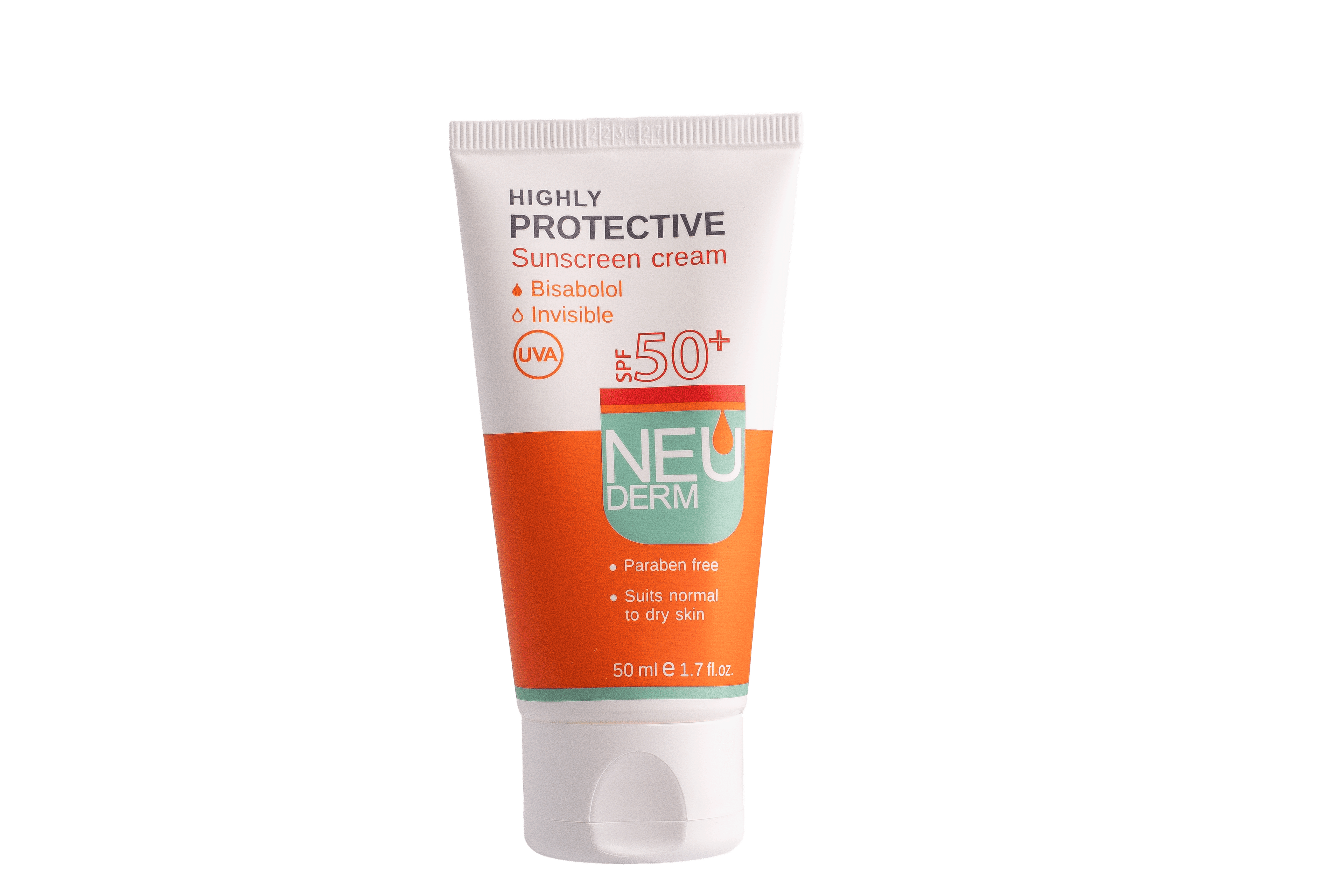 NEUDERM Invisible Sunscreen Cream For Normal To Dry Skin-50ml
