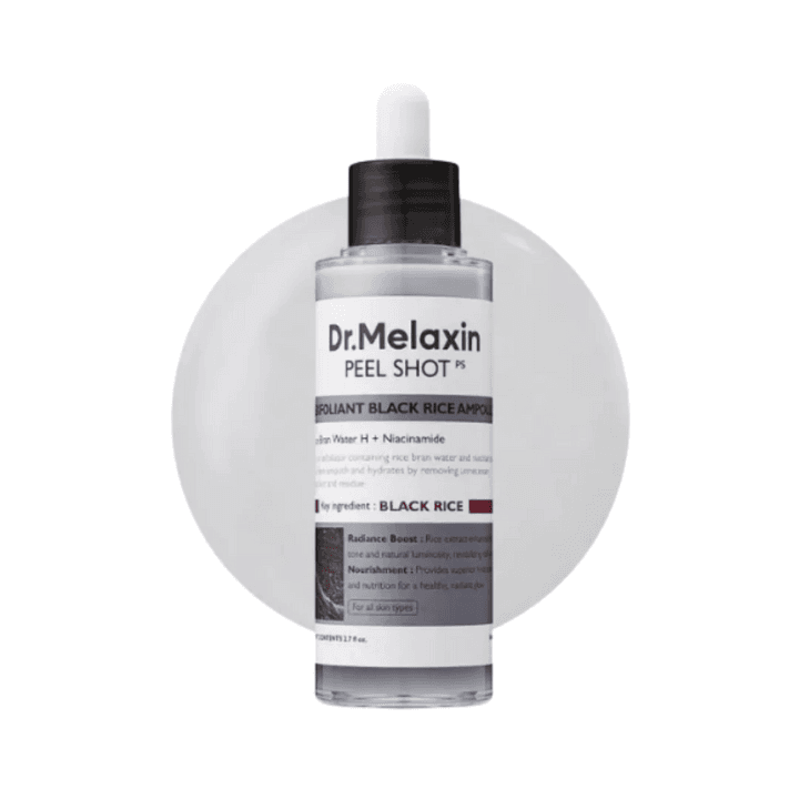 Dr. Melaxin Peel Shot Exfoliating Black Rice Ampoule - 80ml