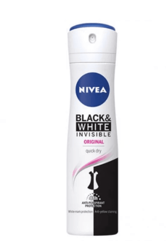 NIVEA Women’s Black & White Invisible Original Anti-Perspirant Spray - 200ml