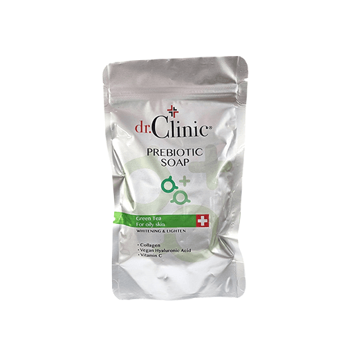 dr.Clinic Prebiotic Soap Green For Oily Skin - 100 g