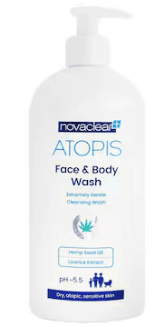 novaclear Atopis Face & Body Wash - 500ml