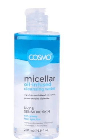 COSMO micellar Oil-Infused Cleansing Water Dry & Sensitive Skin - 200ml