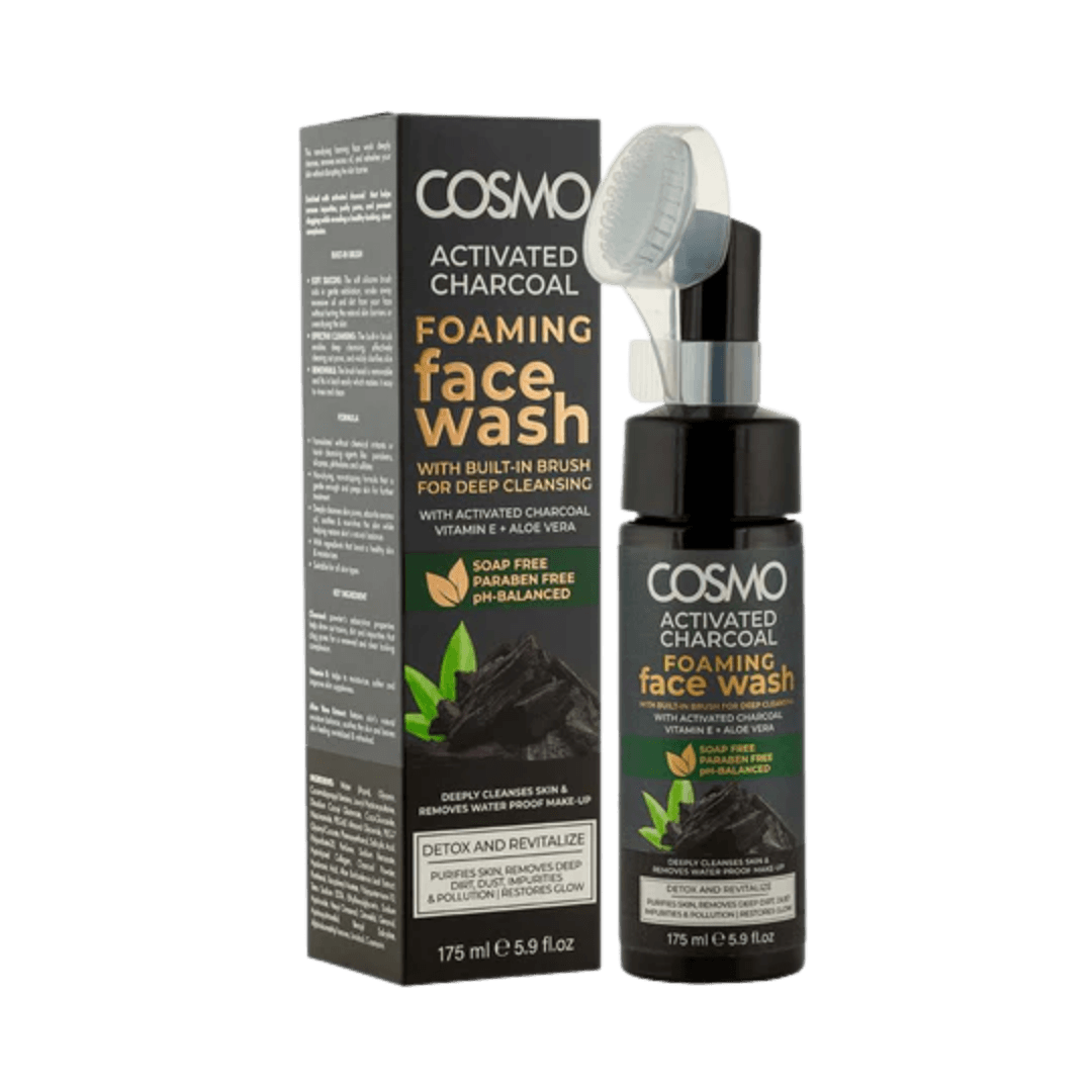 COSMO Activated Charcoal Foaming Face Wash - 175ml