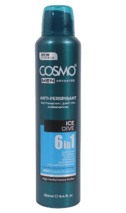 COSMO Men Anti-Perspirant Ice Dive 6in1-250ml