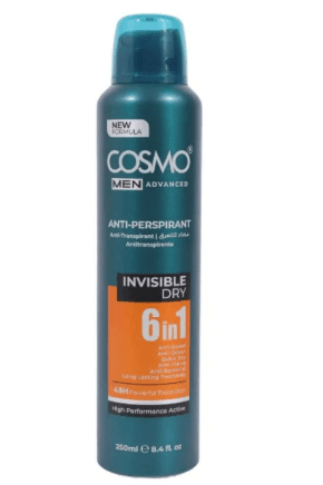 COSMO Men Anti-Perspirant Invisible Dry 6in1-250ml
