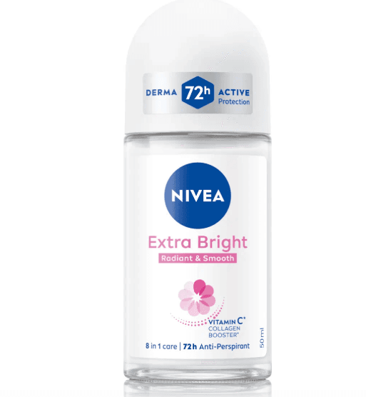 Nivea Extra Bright Radiant & Smooth Roll On - 50ml