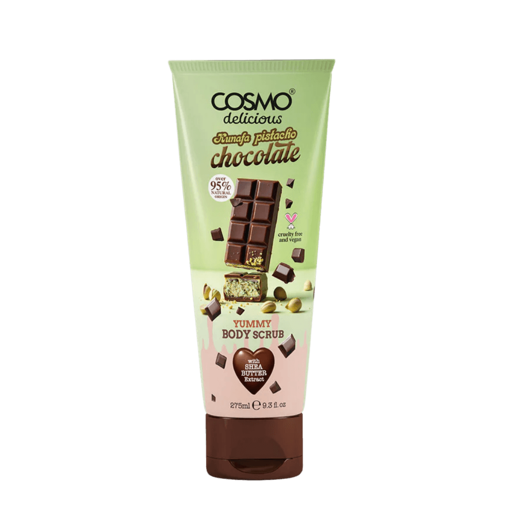 COSMO Delicious Kunafa Pistachio Chocolate Body Scrub - 275ml