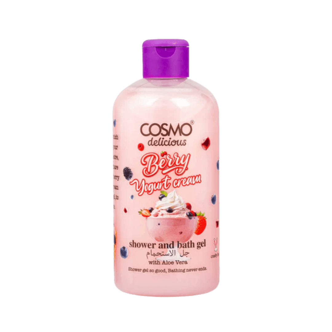 COSMO Delicious Berry Yogurt Cream Shower & Bath Gel - 500ml