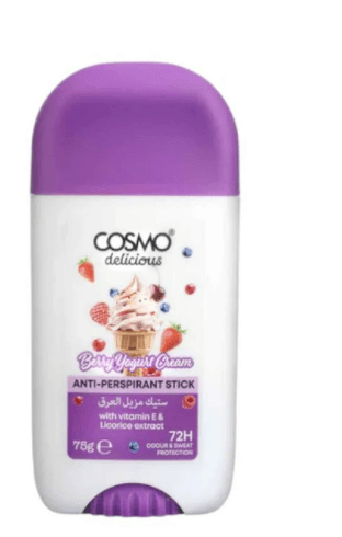 COSMO Delicious Berry Yogurt Cream Scent Antiperspirant Stick - 75g
