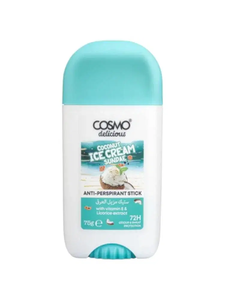 COSMO Delicious Coconut Ice Cream sundae Scent Antiperspirant Stick - 75g