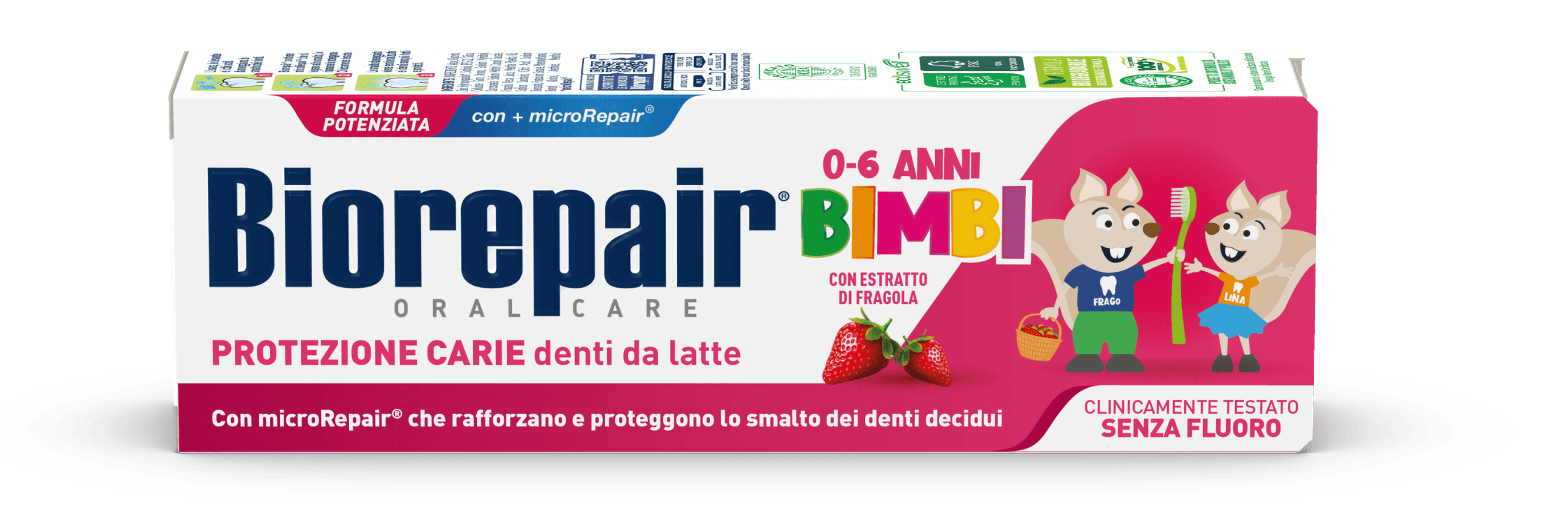 Biorepair Kid 0-6 Strawberry -50ml
