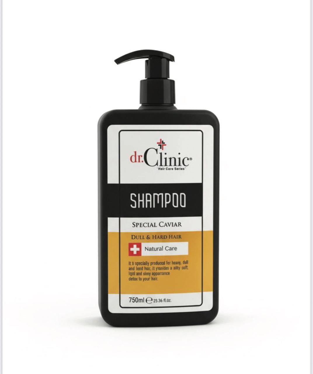 dr.Clinic Shampoo Special Caviar Dull & Hard Hair - 750ml
