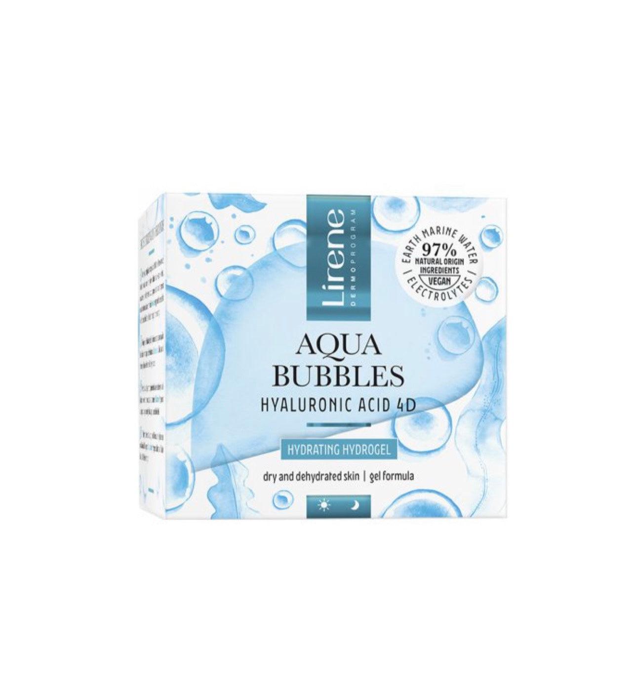 Lirene Aqua Bubbles Hyaluronic Acid 4D Hydrating Hydrogel - 50ml