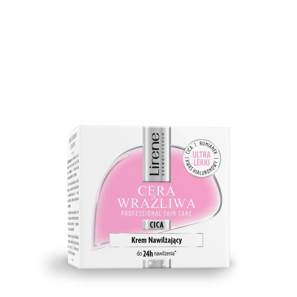 LIRENE Sensitive Skin Moisturising Cream Up To 24H Hydration - 50ml