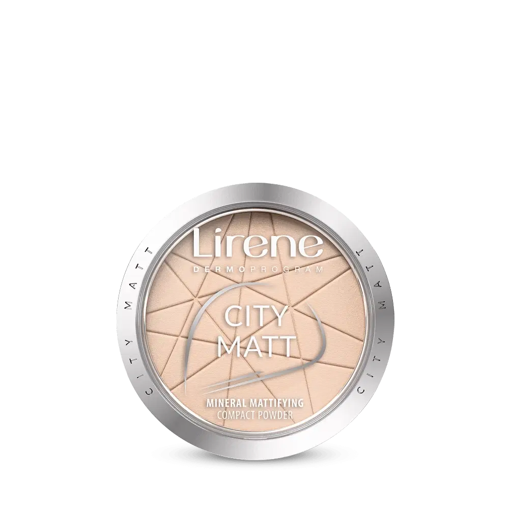 LIRENE City Matt MINERAL Mattifying Compact Powder 01 - 9g