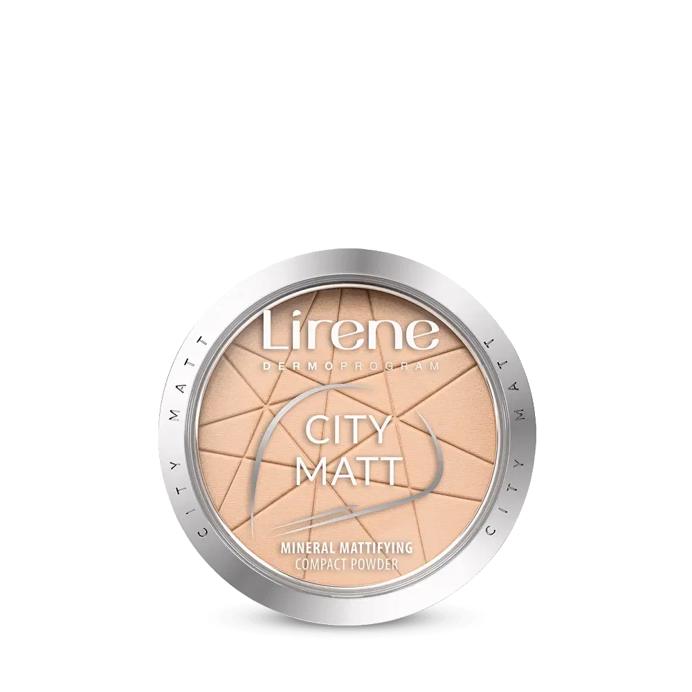 LIRENE City Matt Mineral Mattifying Compact Powder 02 - 9g